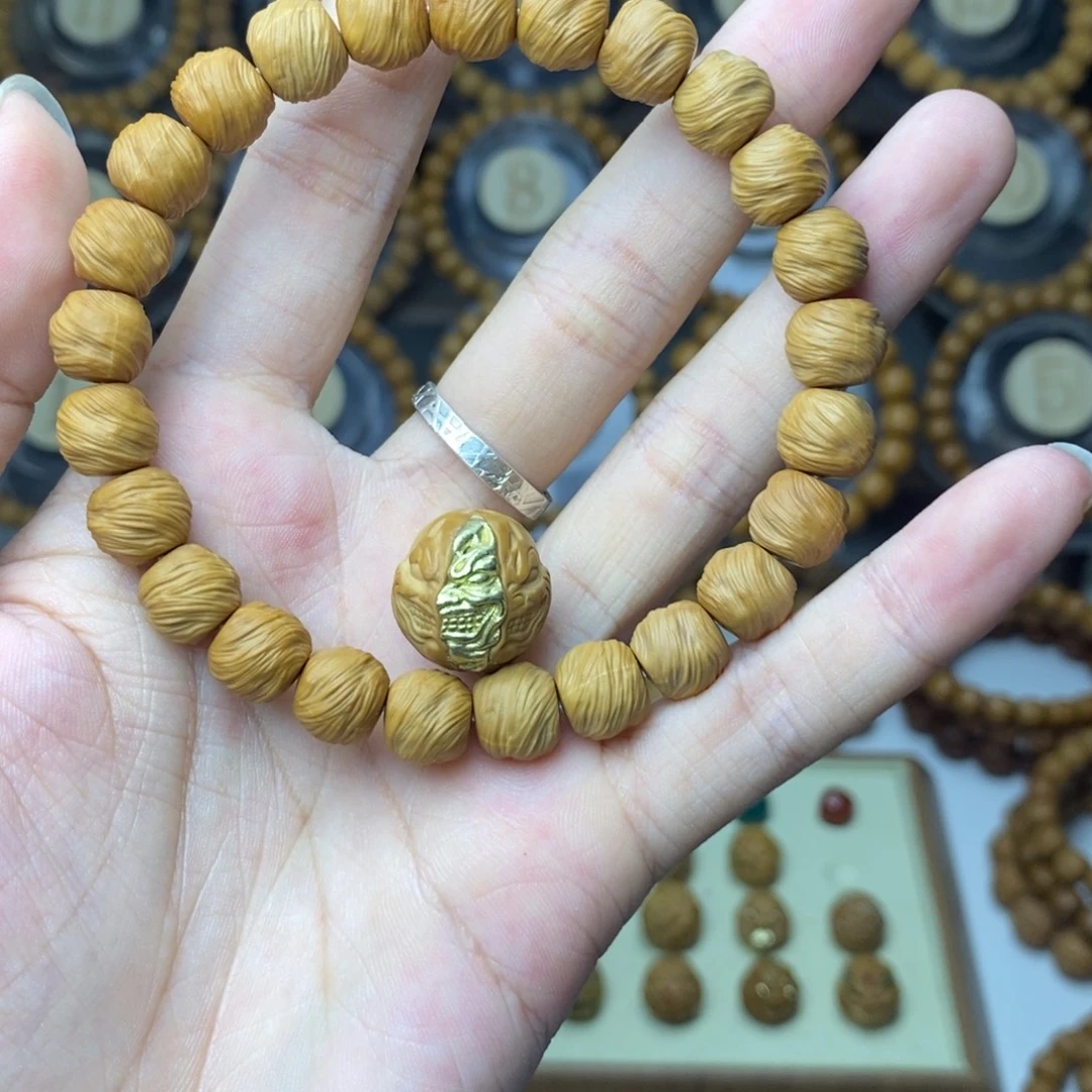 小***手串猴头核桃鬼印➕镶嵌单颗