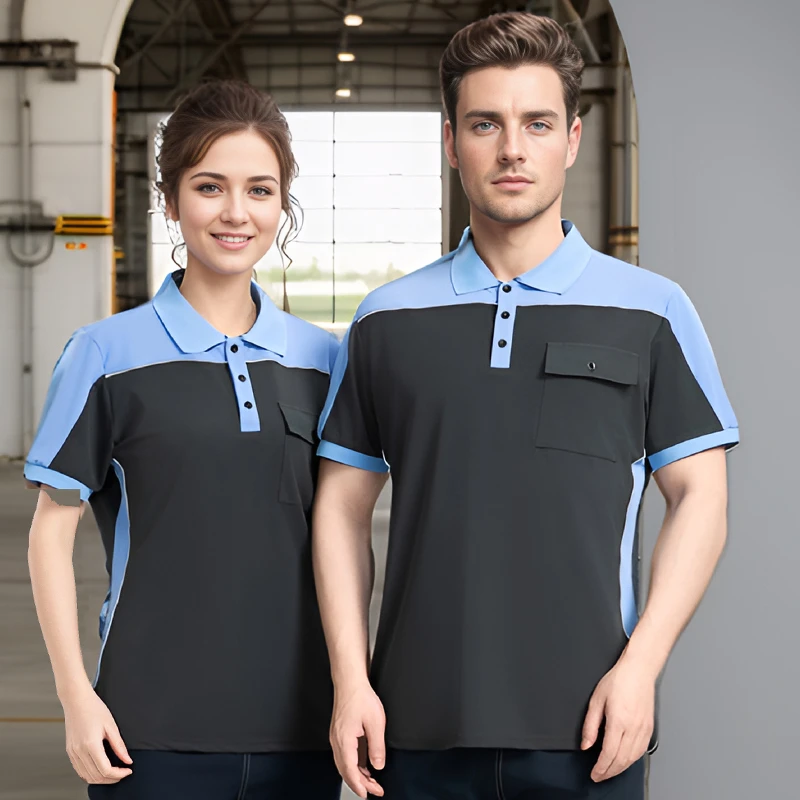 夏季冰丝polo衫定制短袖员工工服团建速干工衣工作服广告衫男厂服