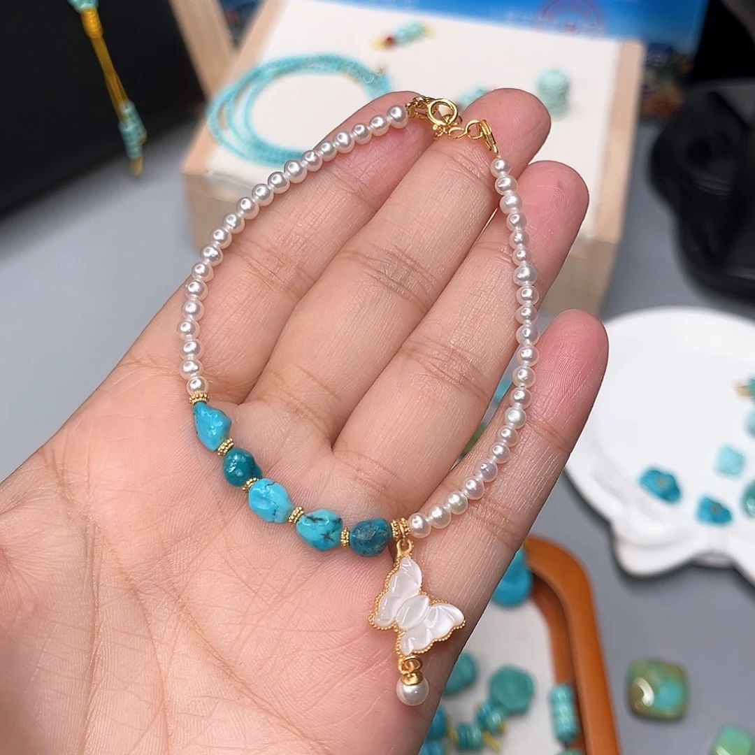 谧***谧绿松石未镶嵌珠宝半成品