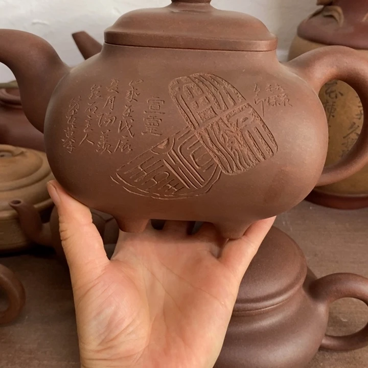 海***鸟茶壶紫砂紫砂家用陶瓷壶茶壶