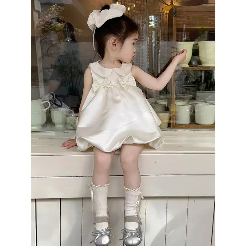 童装女童连衣裙夏季新款宝宝生日礼服公主裙儿童背心裙子小孩衣服