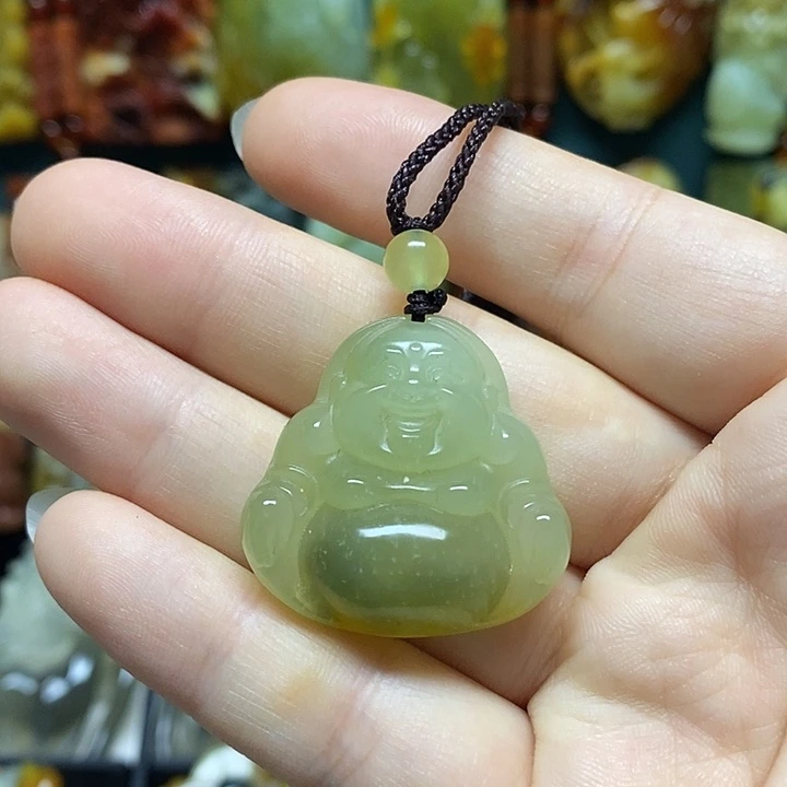 未镶嵌岫玉吊坠(赠链)