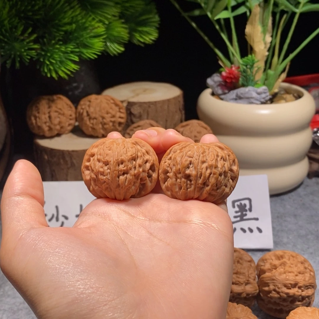 核桃把件全品37磨盘