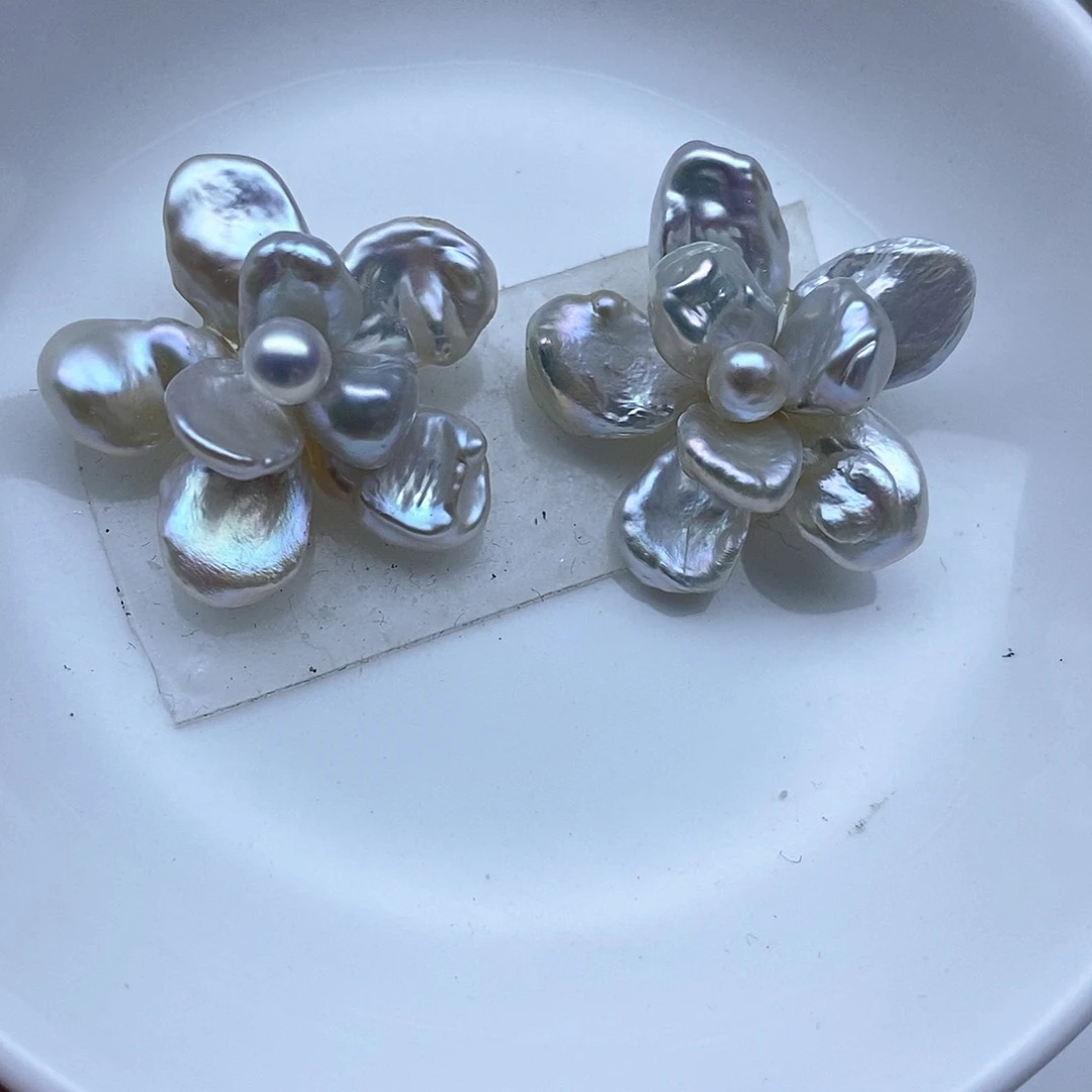 合金淡水珍珠吊坠鸡****2