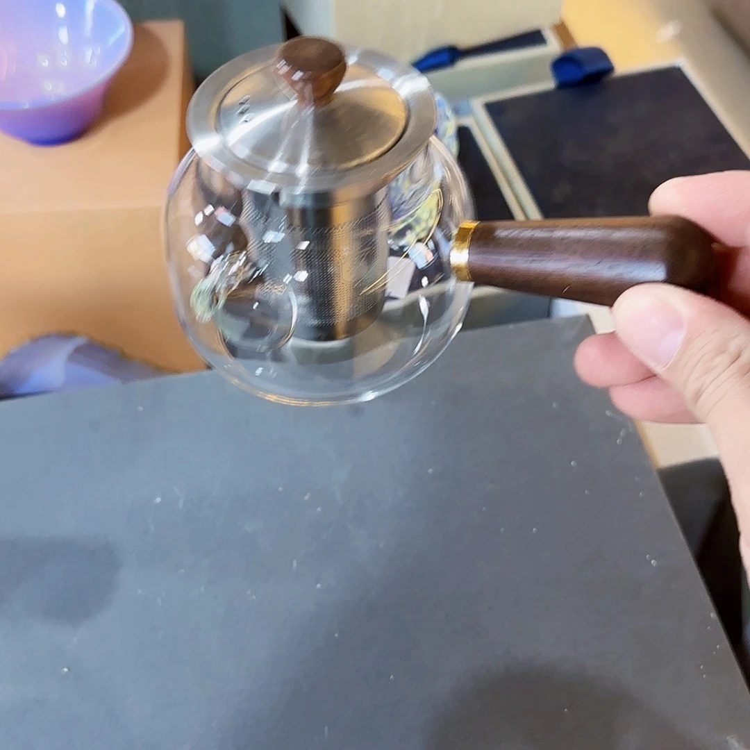 169号高硼硅侧把壶煮茶