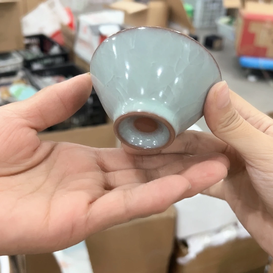 龙泉云间青瓷小米茶器