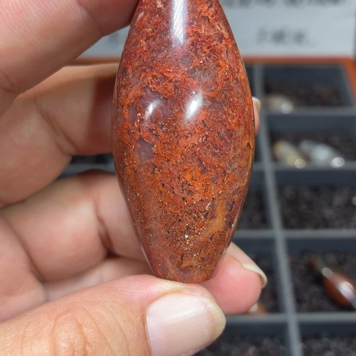 *****玛瑙/玉髓散珠_HEIMORI 天然天珠