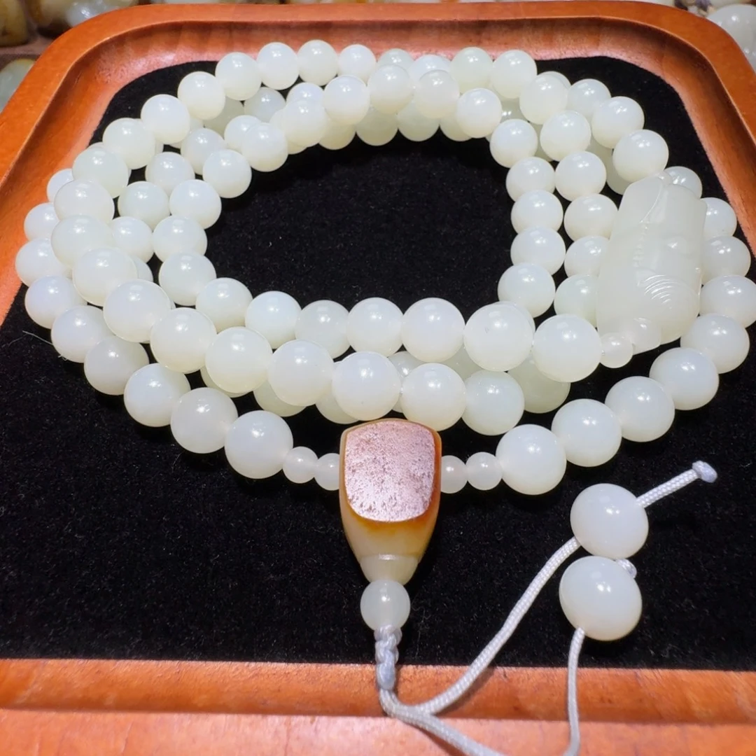 和田玉未镶嵌项链