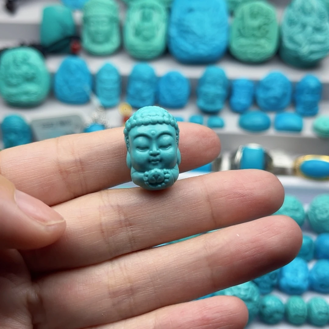 绿松石雕刻未镶嵌