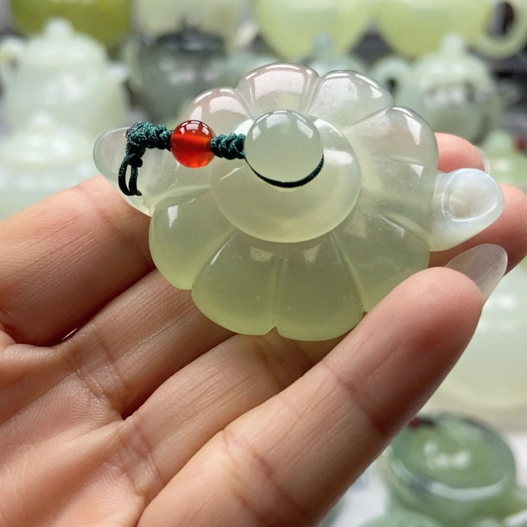 蛇纹石玉未镶嵌手把