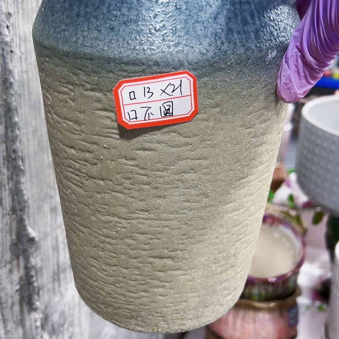 有孔外贸尾单陶瓷花盆凑单10米包邮
