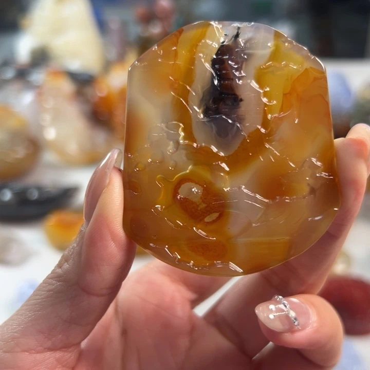 玛瑙/玉髓吊坠(不含链)未镶嵌