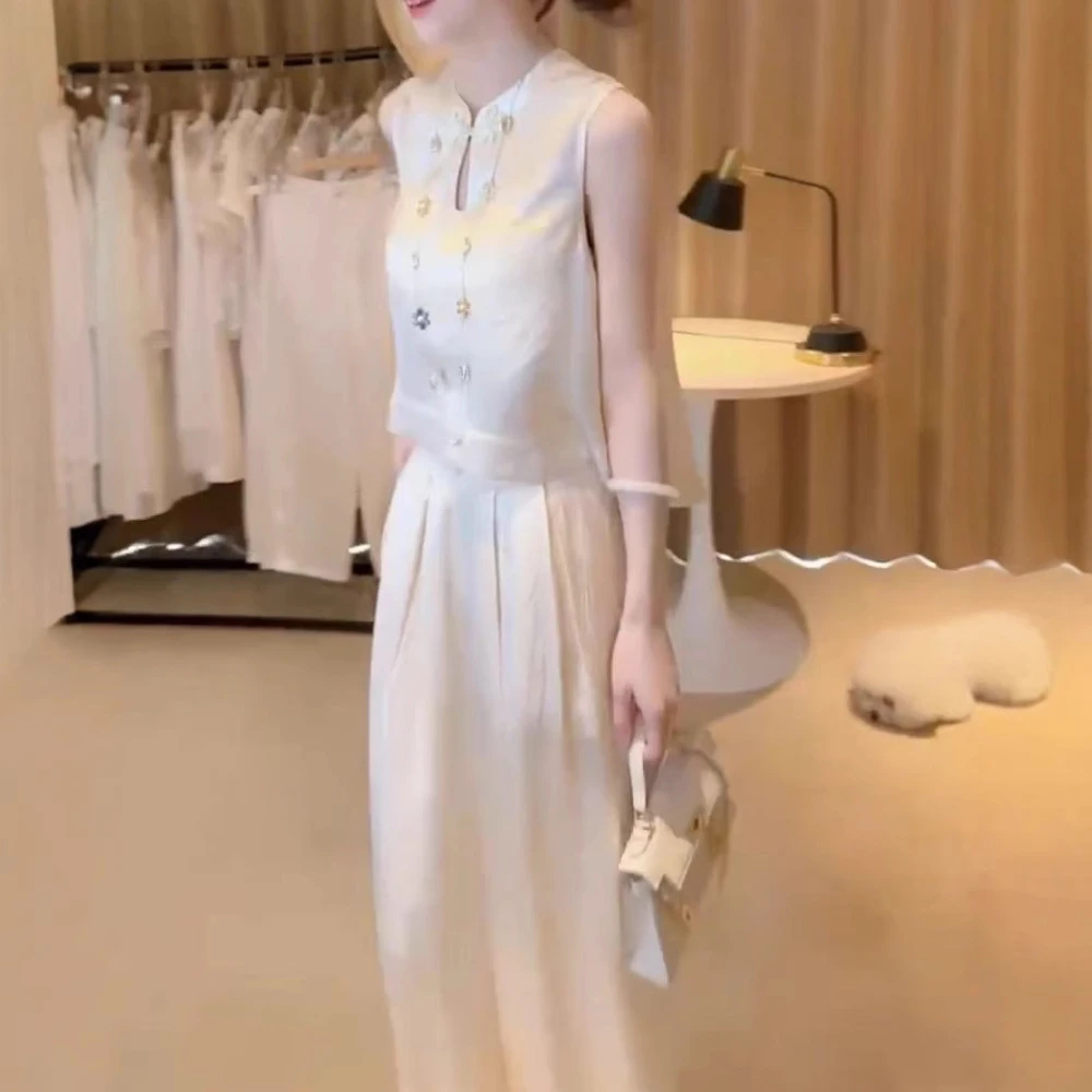 25608大爱美依缘2025夏季新款轻奢高级感女人味新中式气质两件套