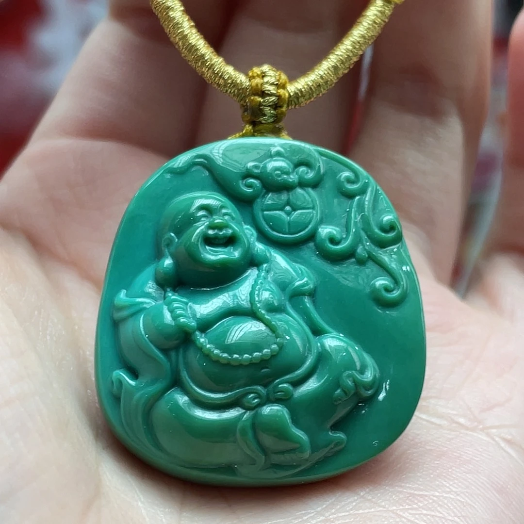 绿松石未镶嵌颈饰