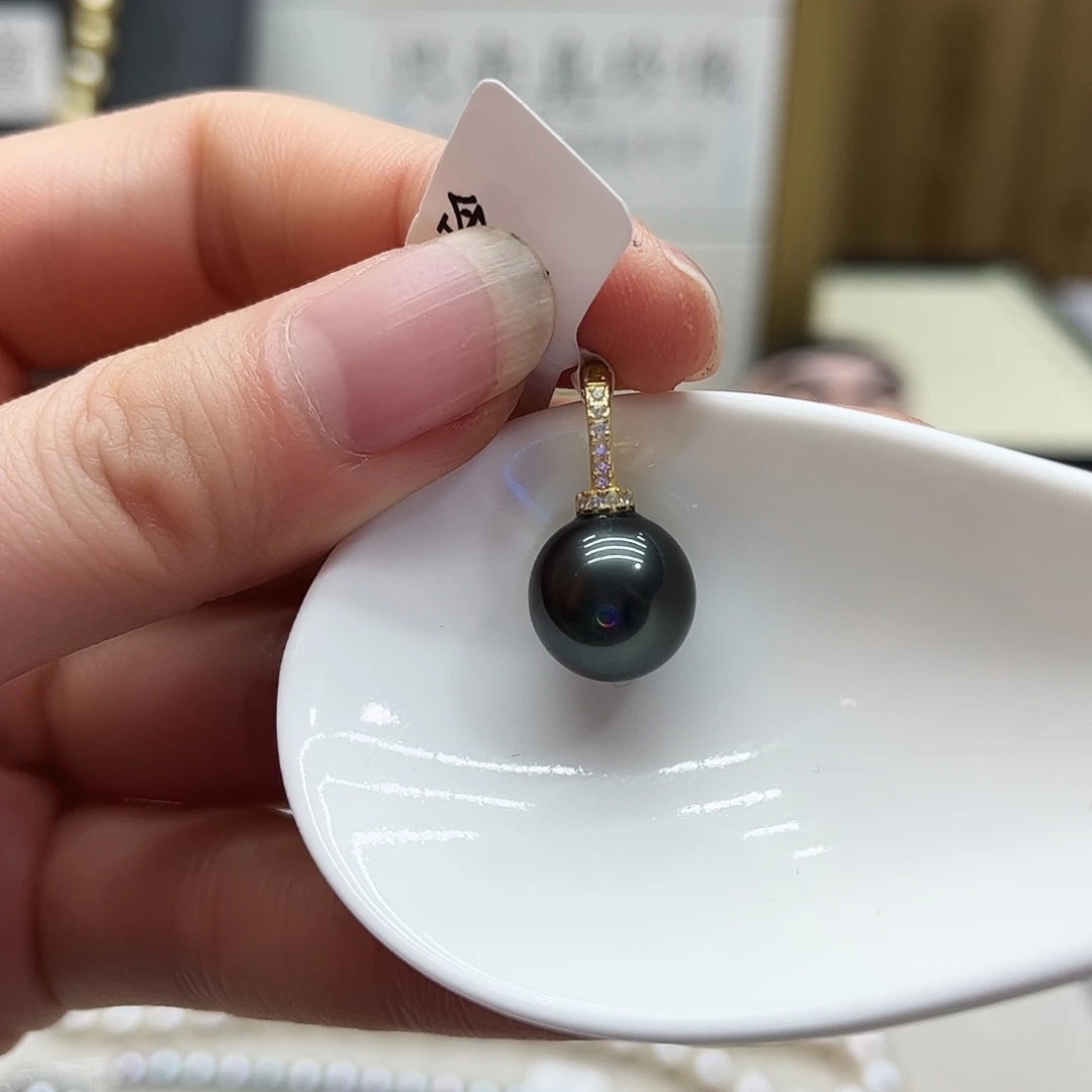 银S925镶嵌颈饰海水珍珠