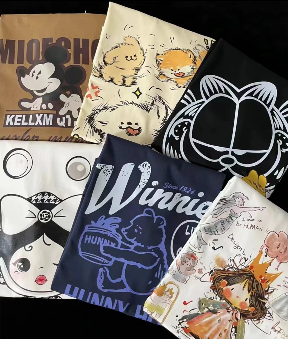 【桔栗】潮流时尚韩版百搭T恤