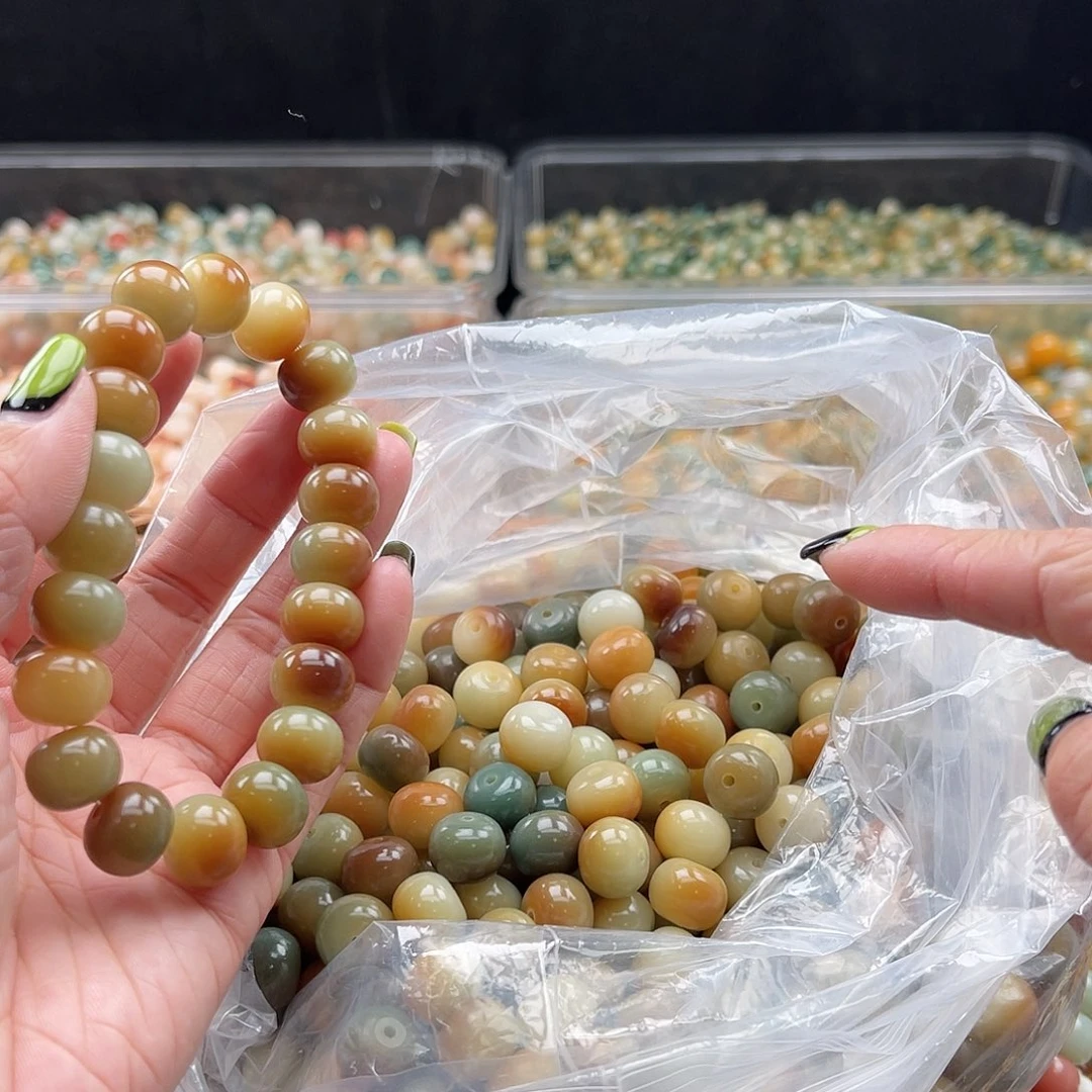 白玉菩提吊坠A/12mm/55颗