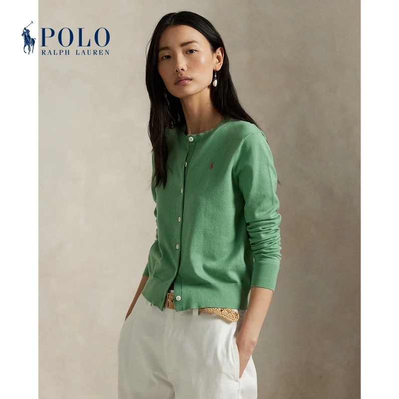 Ralph Lauren/拉夫劳伦女装 25年夏季宽松版针织开襟衫RL26726