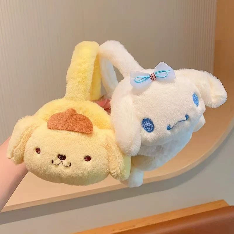 冬季卡通可爱库洛米毛绒耳罩保暖学生儿童防冻耳朵小孩耳暖耳套XF