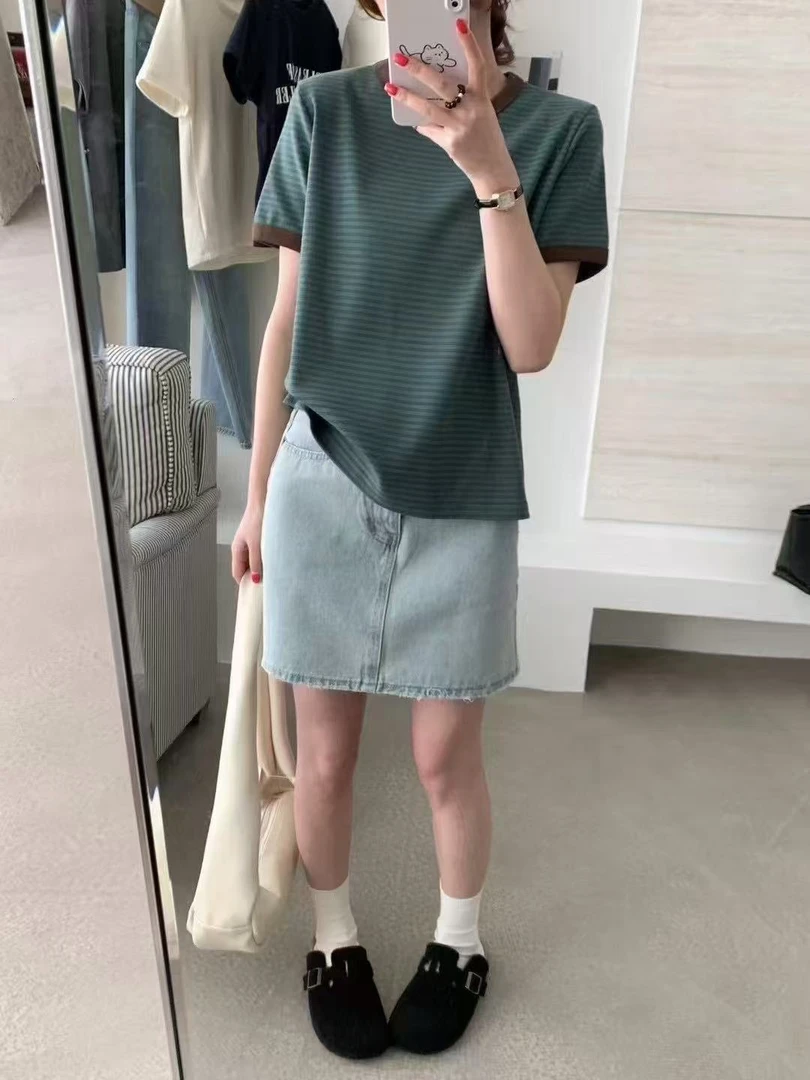 Z401菲菲惊喜社T恤上衣百搭韩版休闲裤子时尚宽松