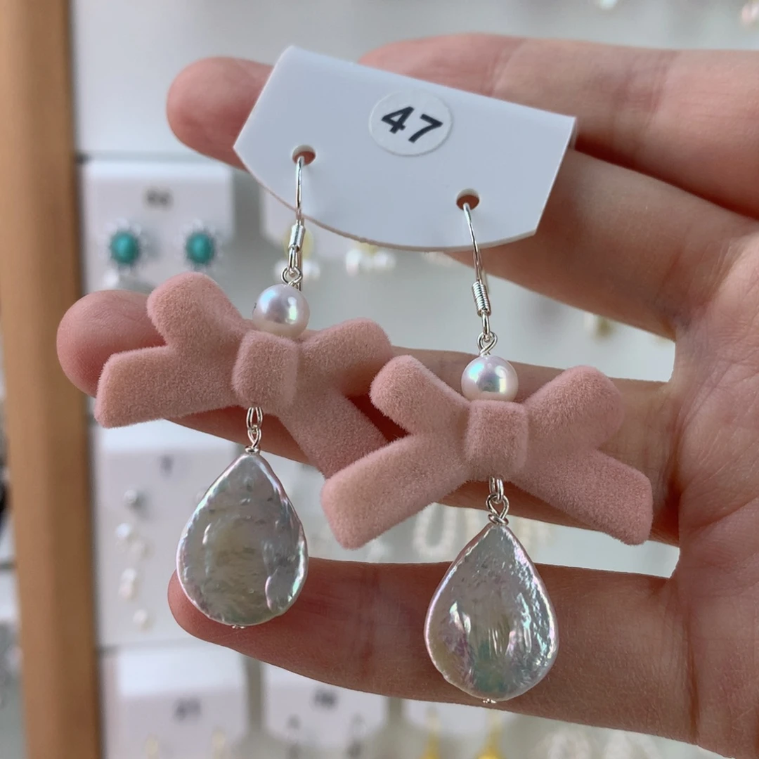 未镶嵌耳饰淡水珍珠