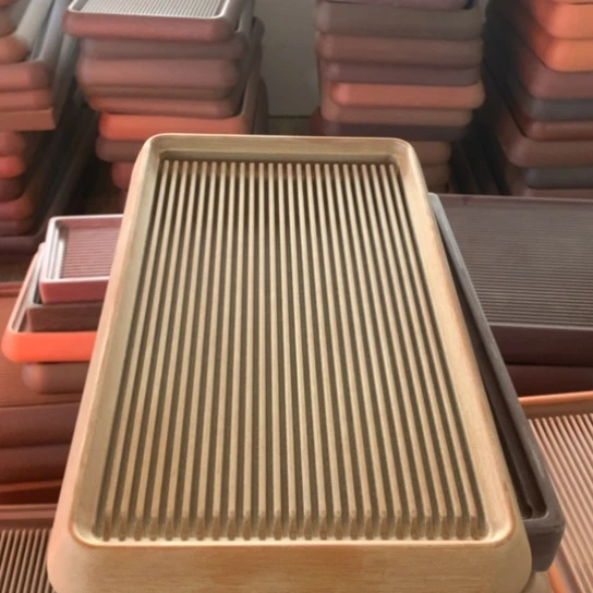 电木茶盘精品橙金子冶反冲洗木纹款50-30-5，215号