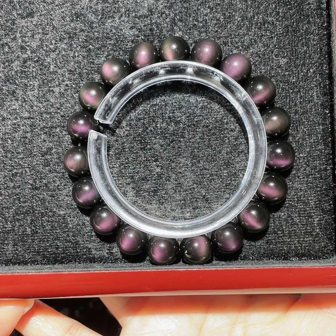 【闪购商品】未镶嵌黑曜岩手链清****?