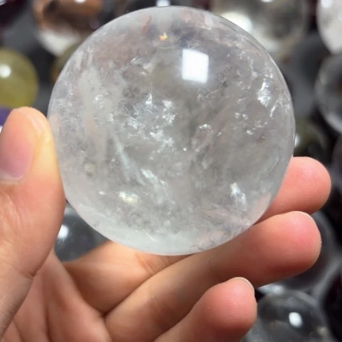 水晶白水晶球未镶嵌