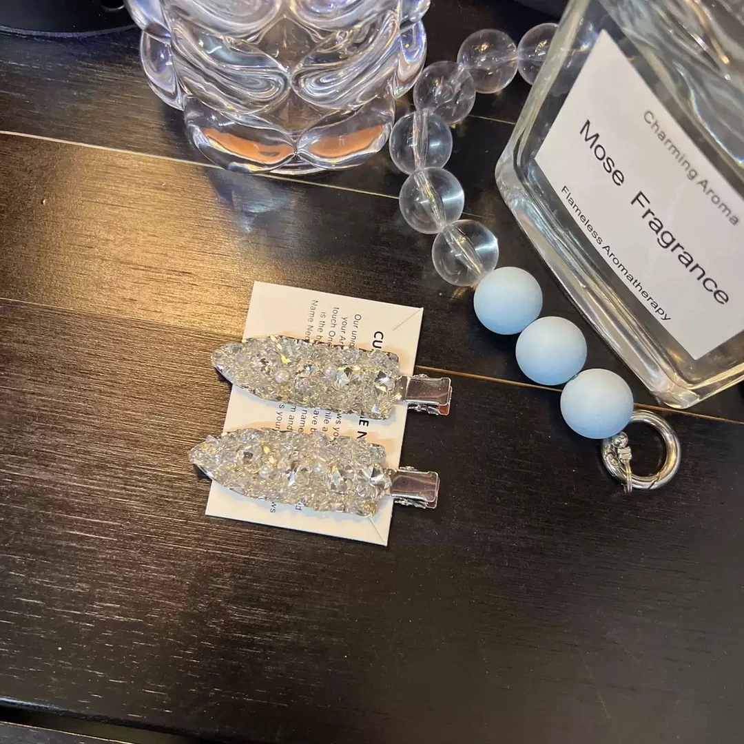 爆款闪钻无痕碎发夹