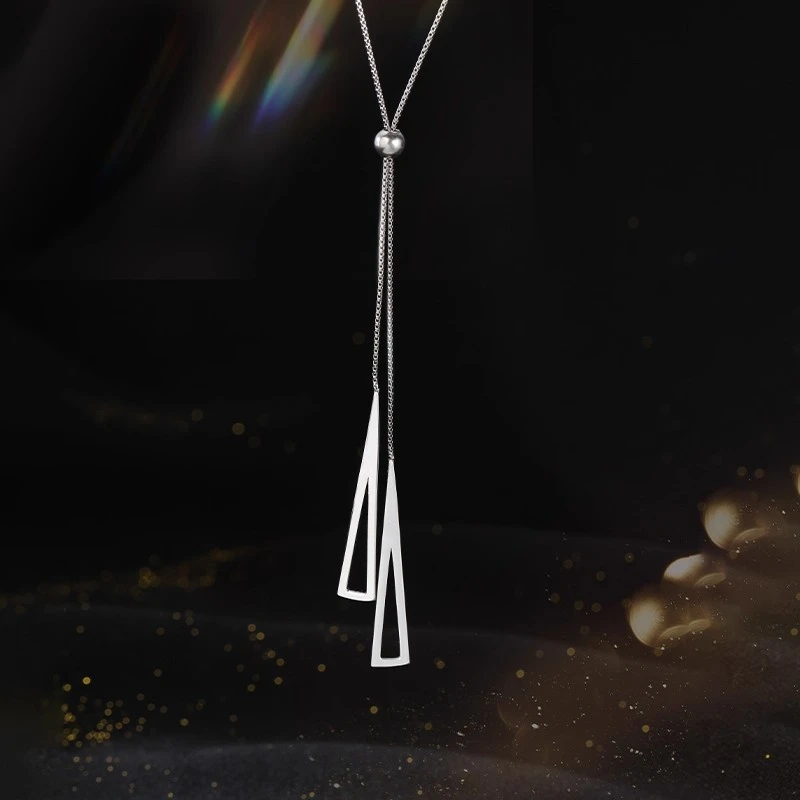 秋冬几何毛衣链女款2025新款项链颈链长款高级感