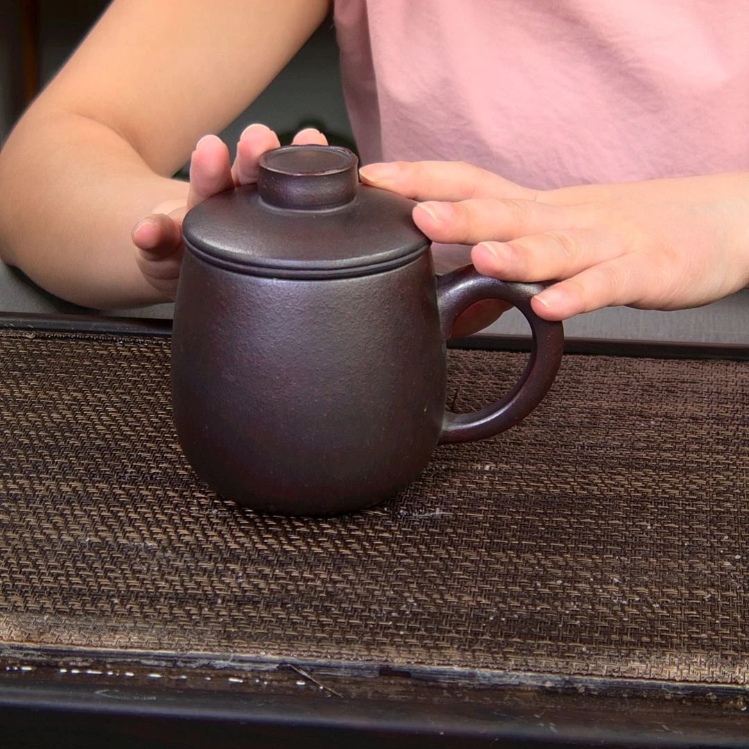 茶杯紫砂高货放漏