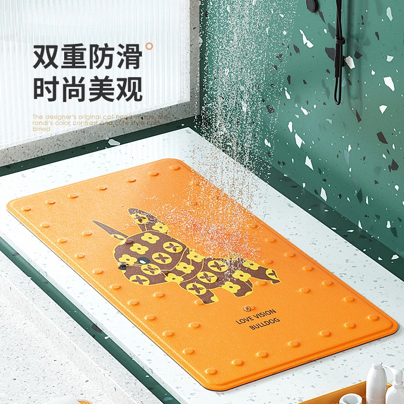 轻奢高颜值浴室垫防滑垫家用淋浴房地垫