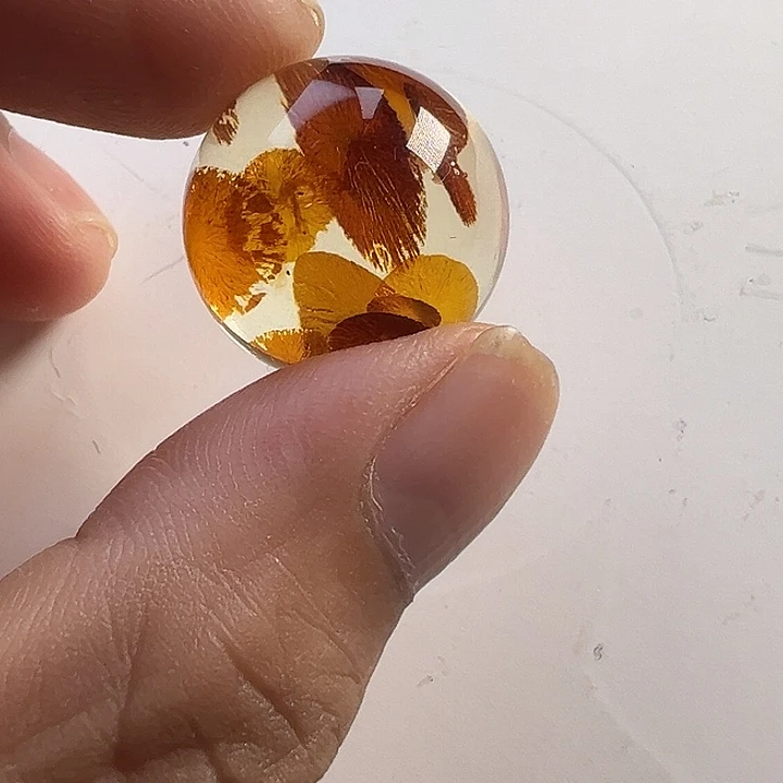 未镶嵌颈饰琥珀（花珀）