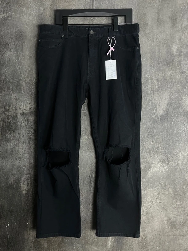全新未使用 Balenciaga/巴黎世家 XL码*1/刀割破坏牛仔裤/01466