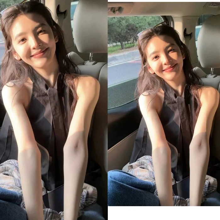 章若楠黑色蝴蝶结吊带衫无袖韩系挂脖气质高级感纯欲风短款上衣女