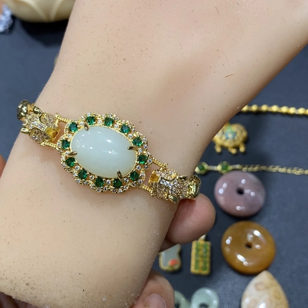 和田玉手链未镶嵌