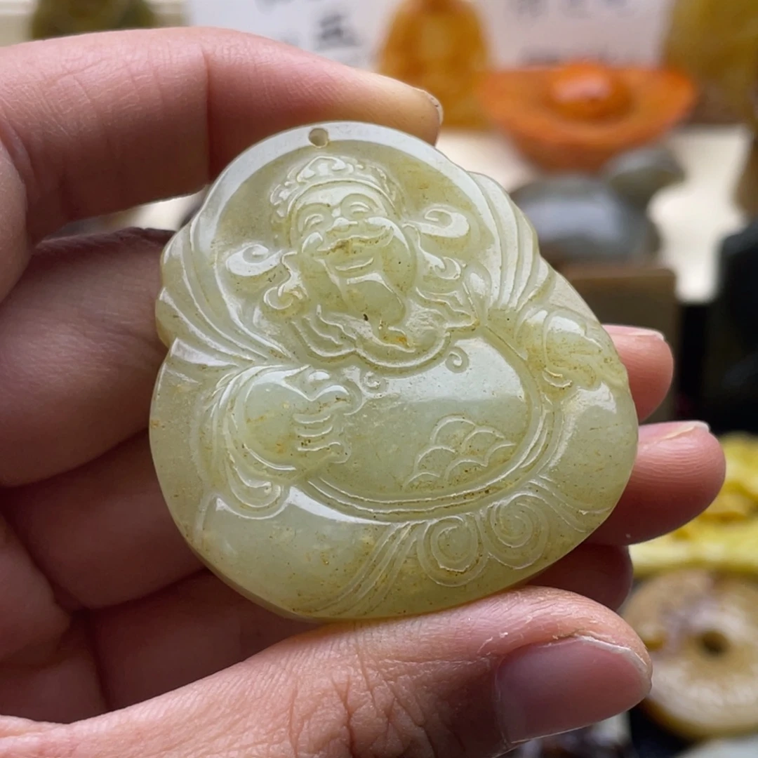 未镶嵌蛇纹石玉颈饰190