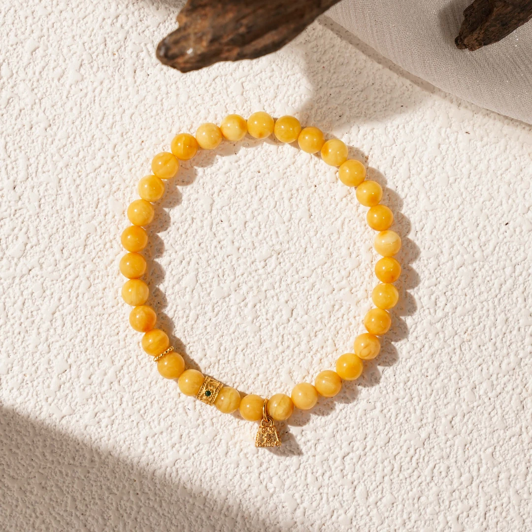 【称心如意】俄料蜜蜡手串（天然珠宝多样性发其一）