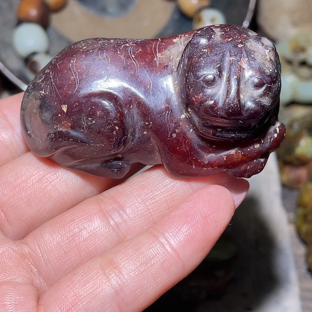 祁***山和田玉（糖玉）未镶嵌挂件