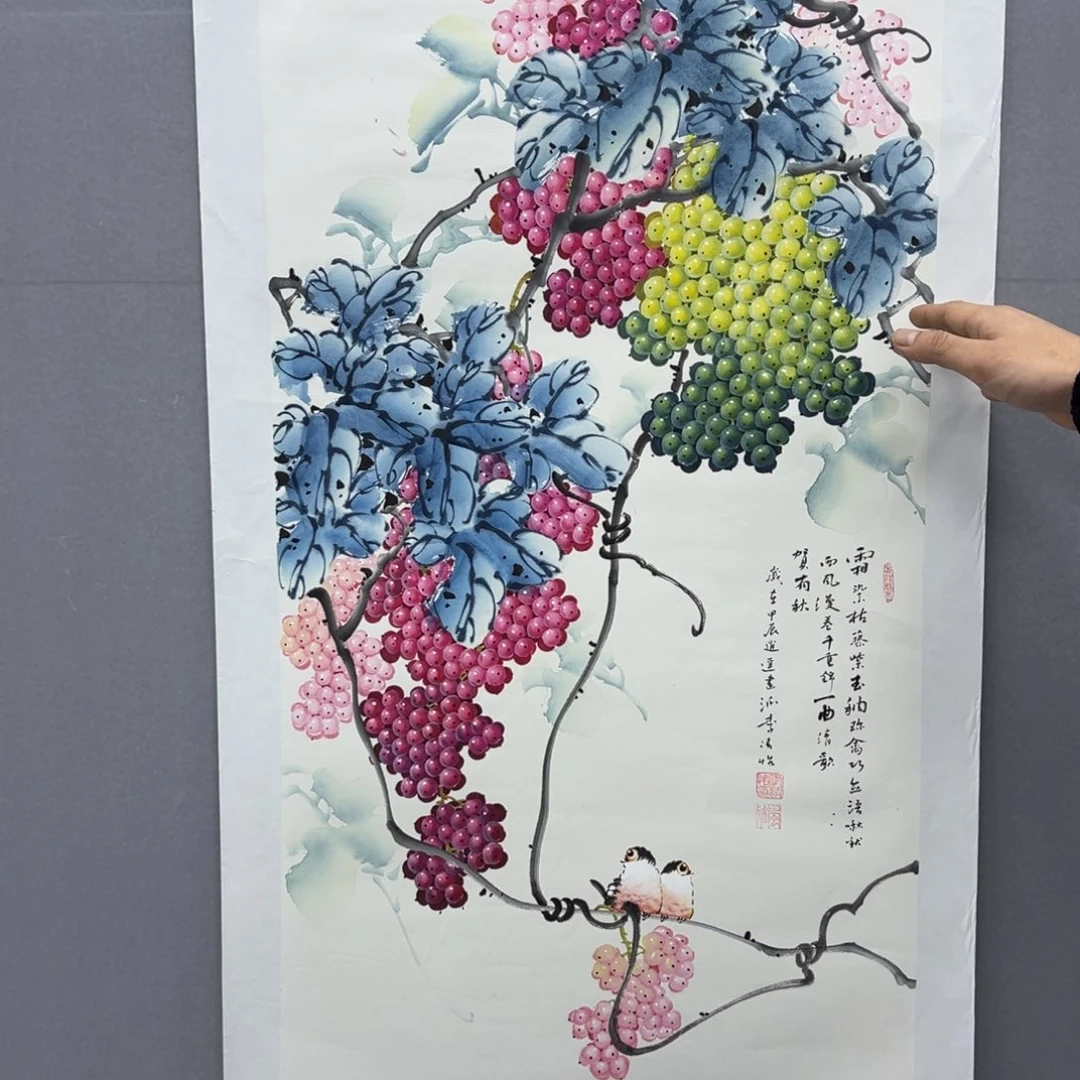 国画纯手工制作的