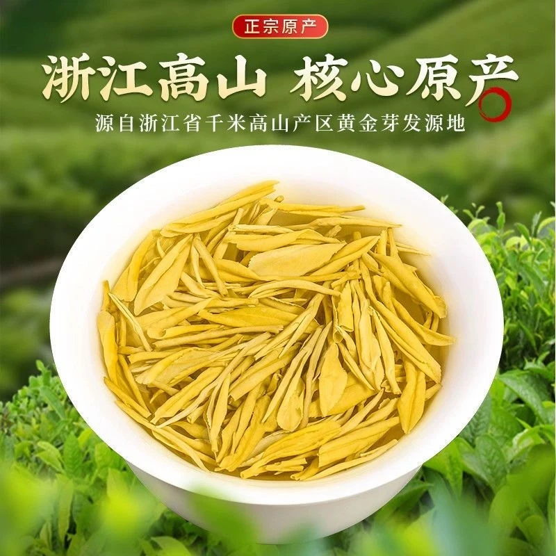 2025（新茶）58-3安吉高山黄金芽 兰花香味足