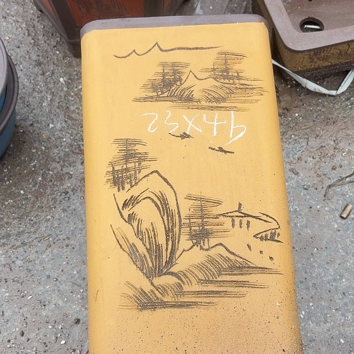 宜兴紫砂花盆，现货发