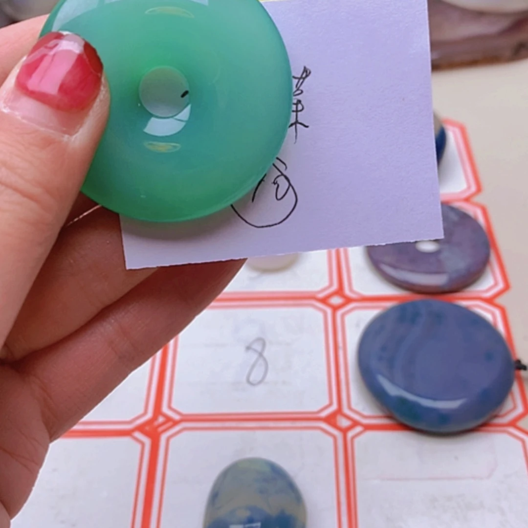 【闪购商品】玛瑙/玉髓珠宝半成品未镶嵌福*