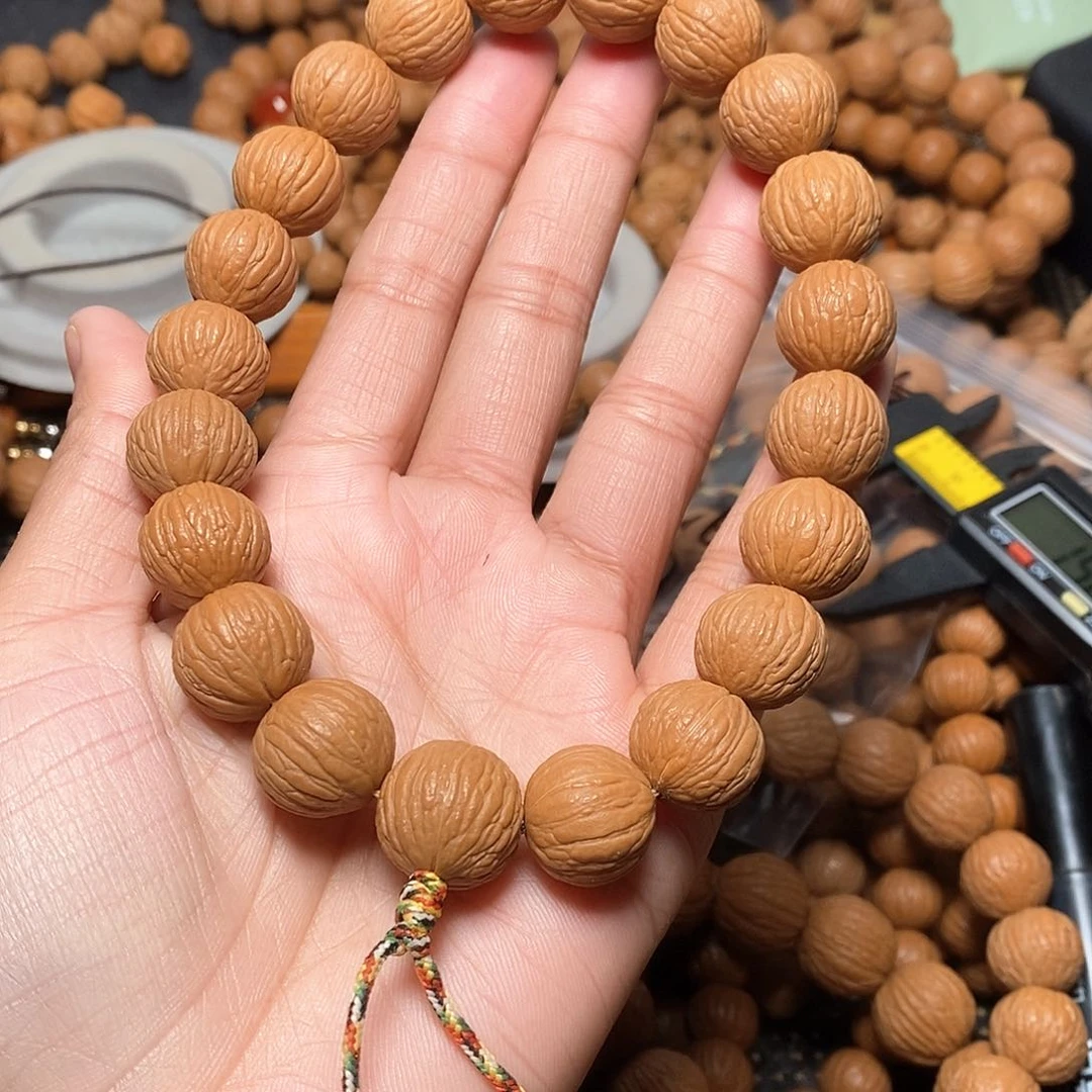 猴头核桃吊坠贪**夫龙岩1.60尺寸21颗