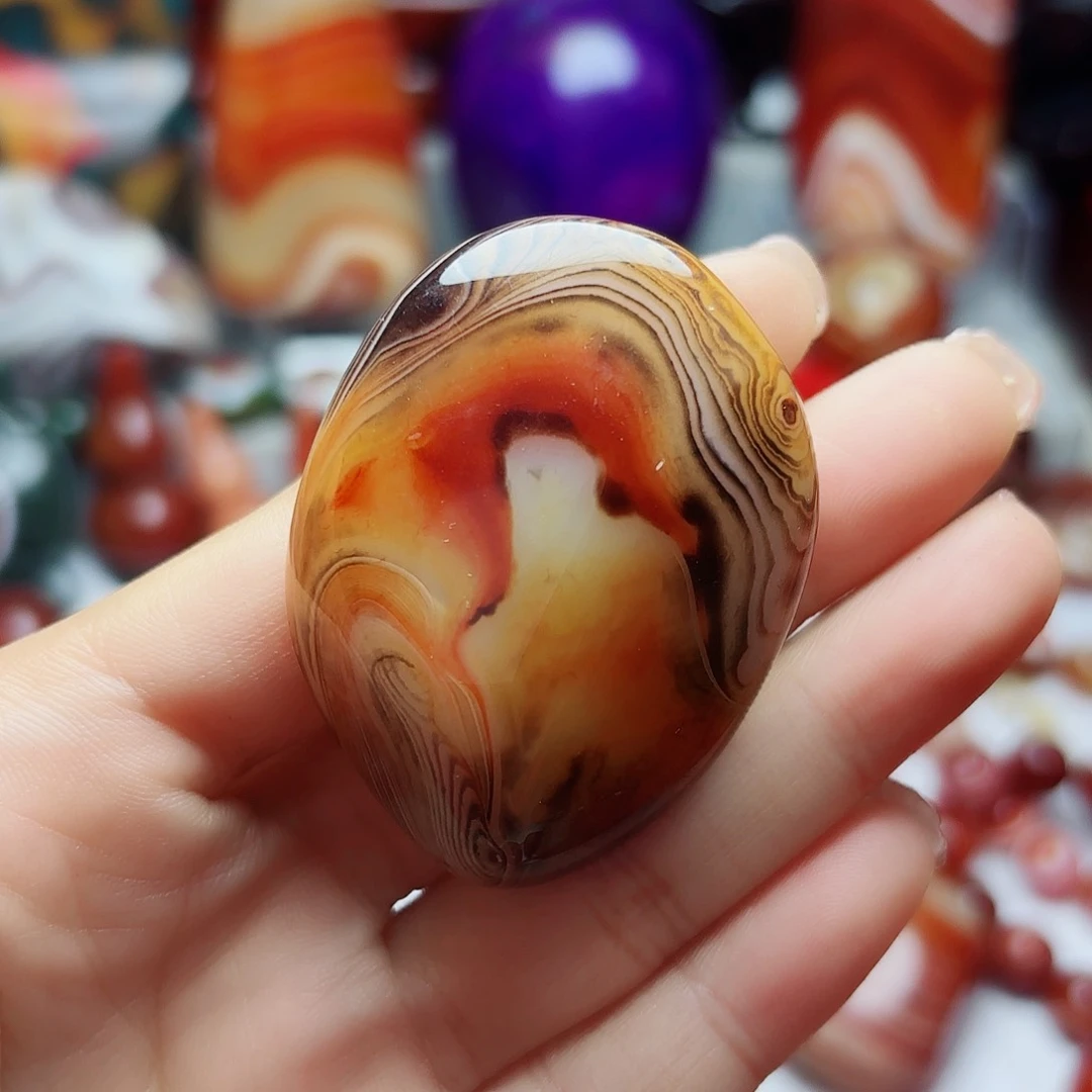 玛瑙/玉髓珠宝奇石未镶嵌慈****阳