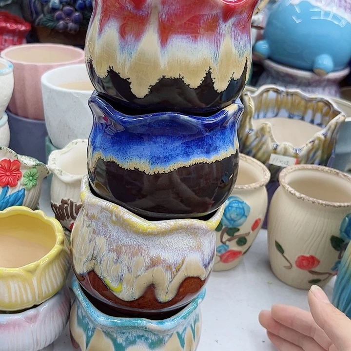 多肉绿植陶瓷花盆