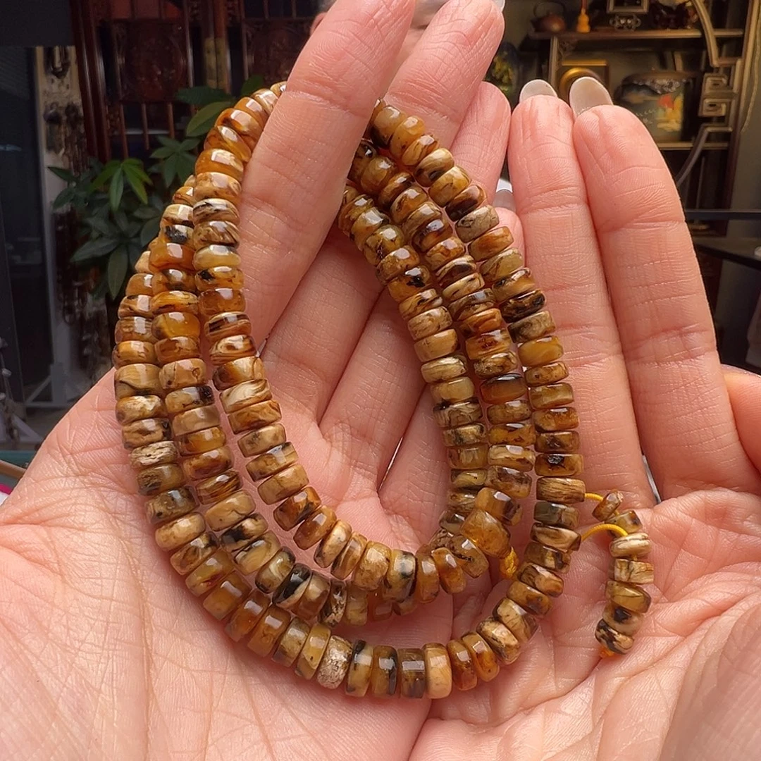 琥珀未镶嵌裸石抚顺琥珀30190七