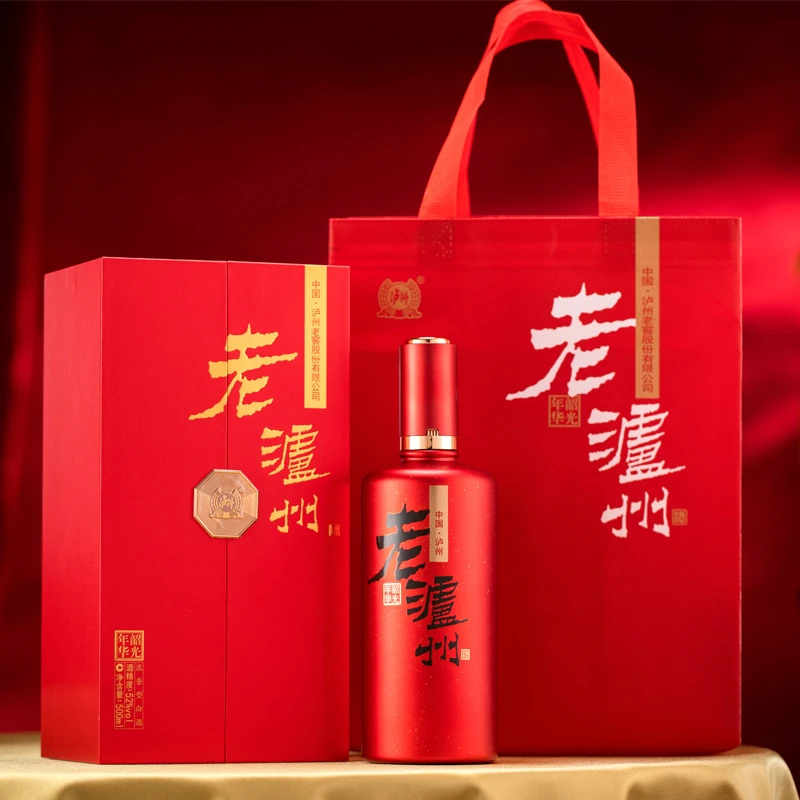 LUZHOU/泸州老窖股份有限公司 老泸州韶光年华白酒送礼礼盒52度