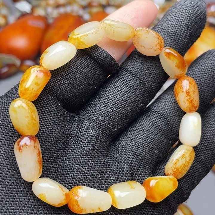 和田玉未镶嵌手链