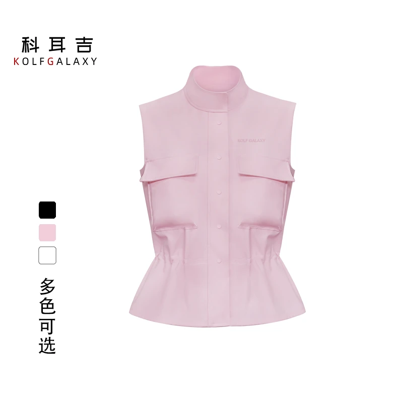 科耳吉 高尔夫服装新款女款马甲运动女款背心运动风马甲时尚韩版